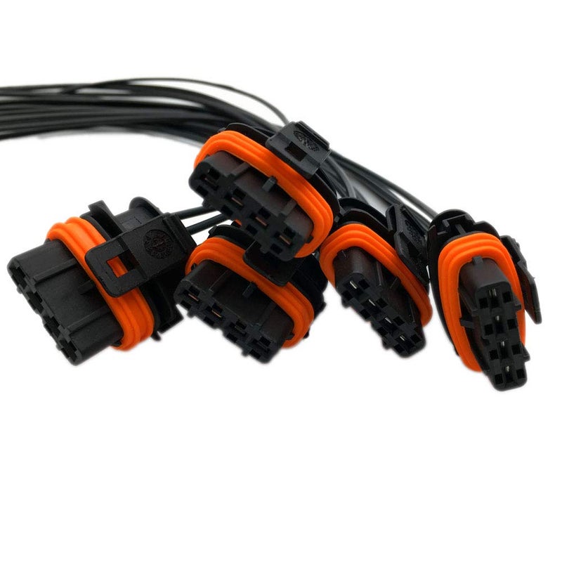 ALLMOST 5pcs set Compatible with Volvo 5 Cyl Electrical Connector of Ignition Coil UF341 30713416 plug - Image 2